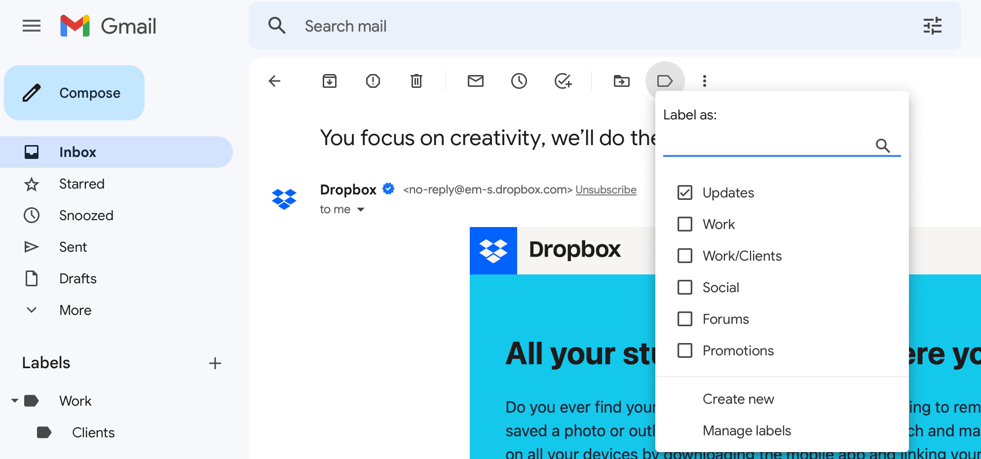 Source: Gmail screenshot