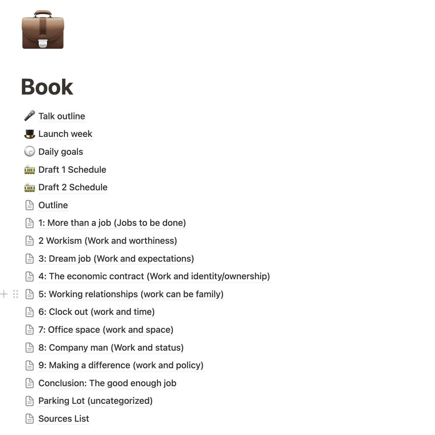 Simo’s homepage for his book. Each chapter has its own page and gives him space to capture every detail.