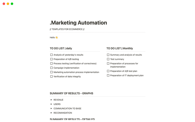 Marketing Automation for eCommerce