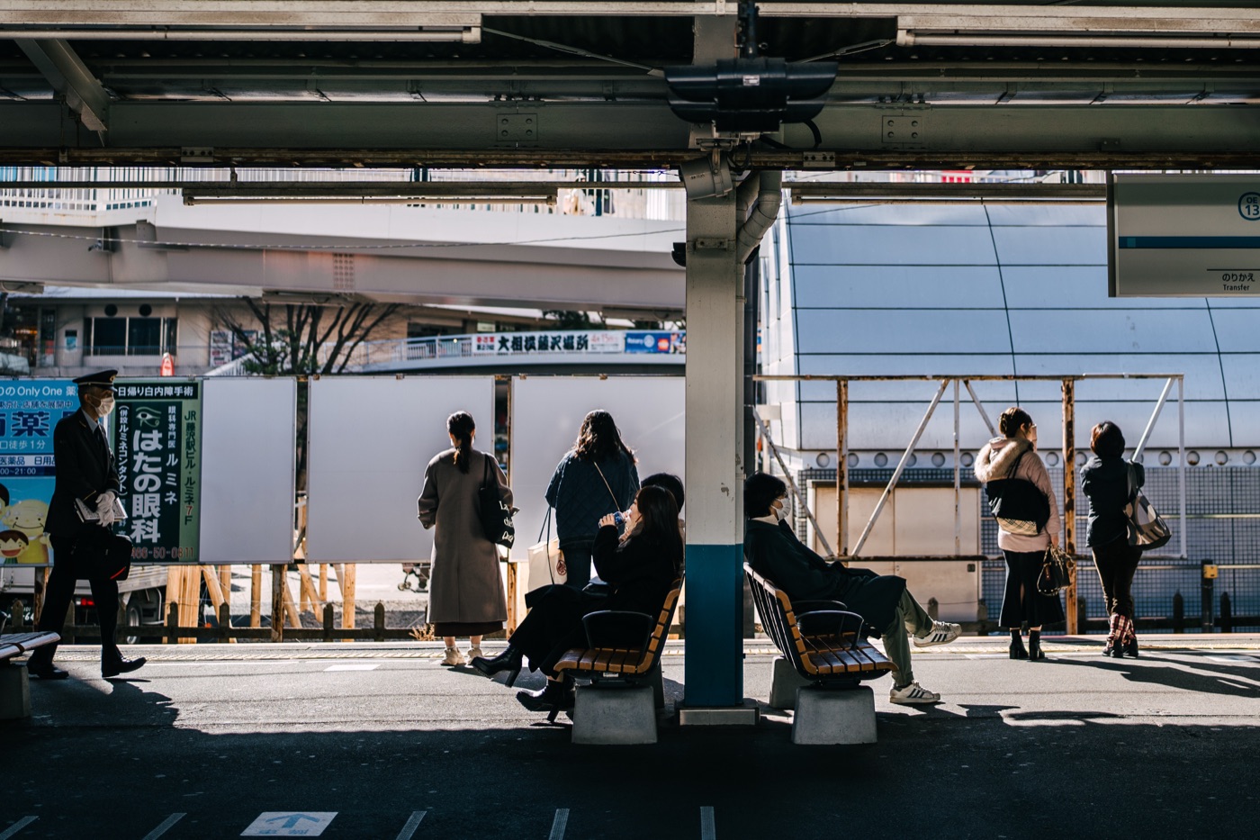 Under the tracks